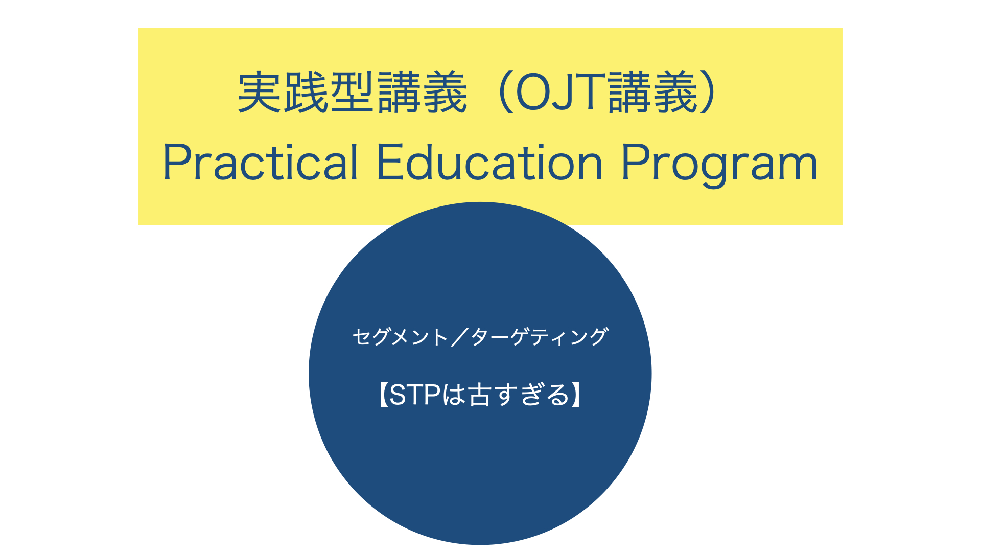 STPは古すぎる